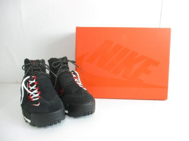 優良品 ナイキ NIKE ×サカイ マグマスケープ ピーカン ハイカット スニーカー FN0563-001 27.5cm ブラック 黒 メンズ