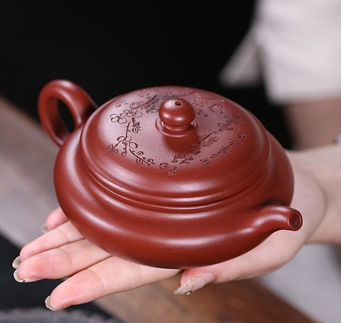 紫砂壷 宜興紫砂 朱泥 本物 急須 煎茶道具 古美術 茶壷 煎茶器