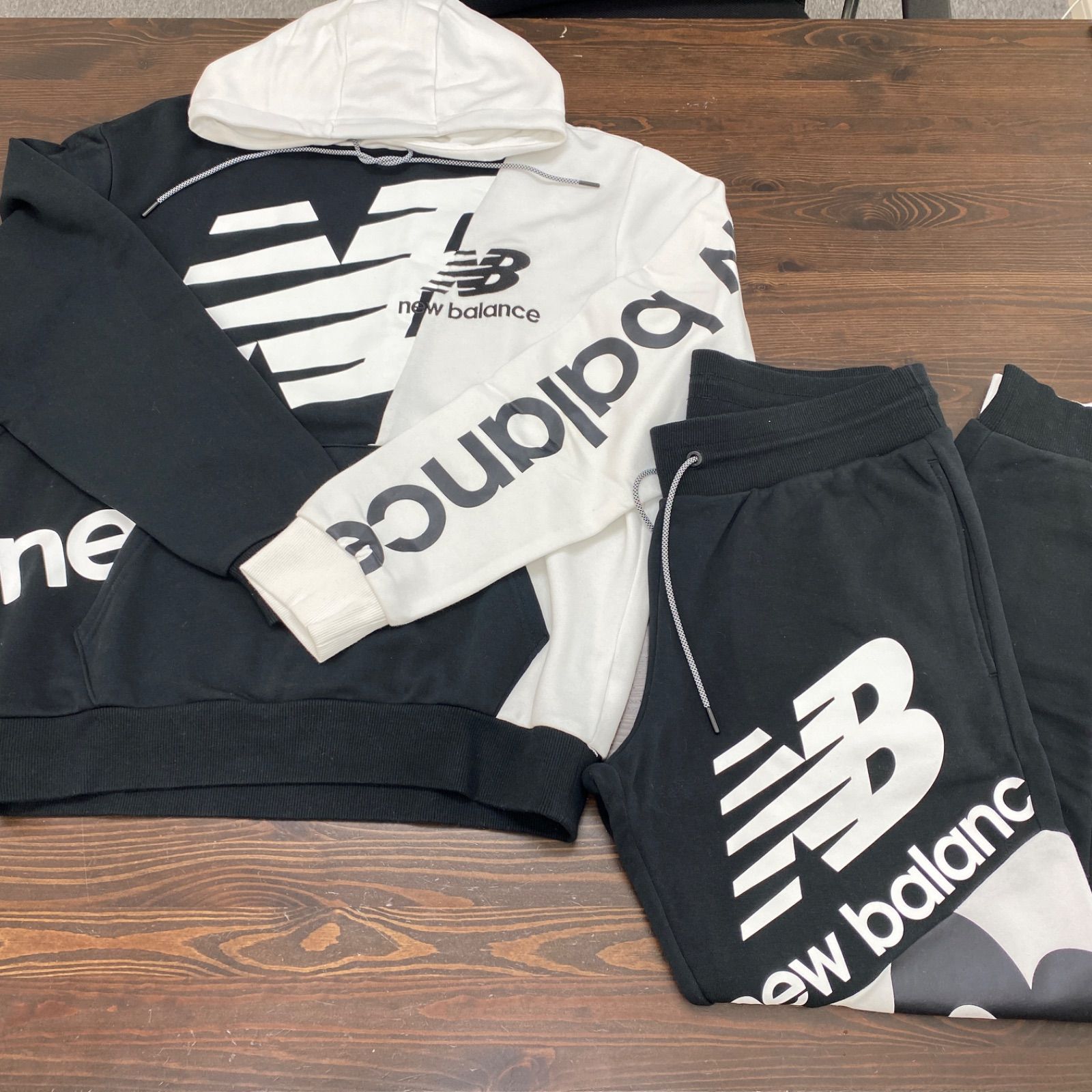 new balance ニューバランス セットアップ スウェット ジャージ パーカー ズボン サイズL