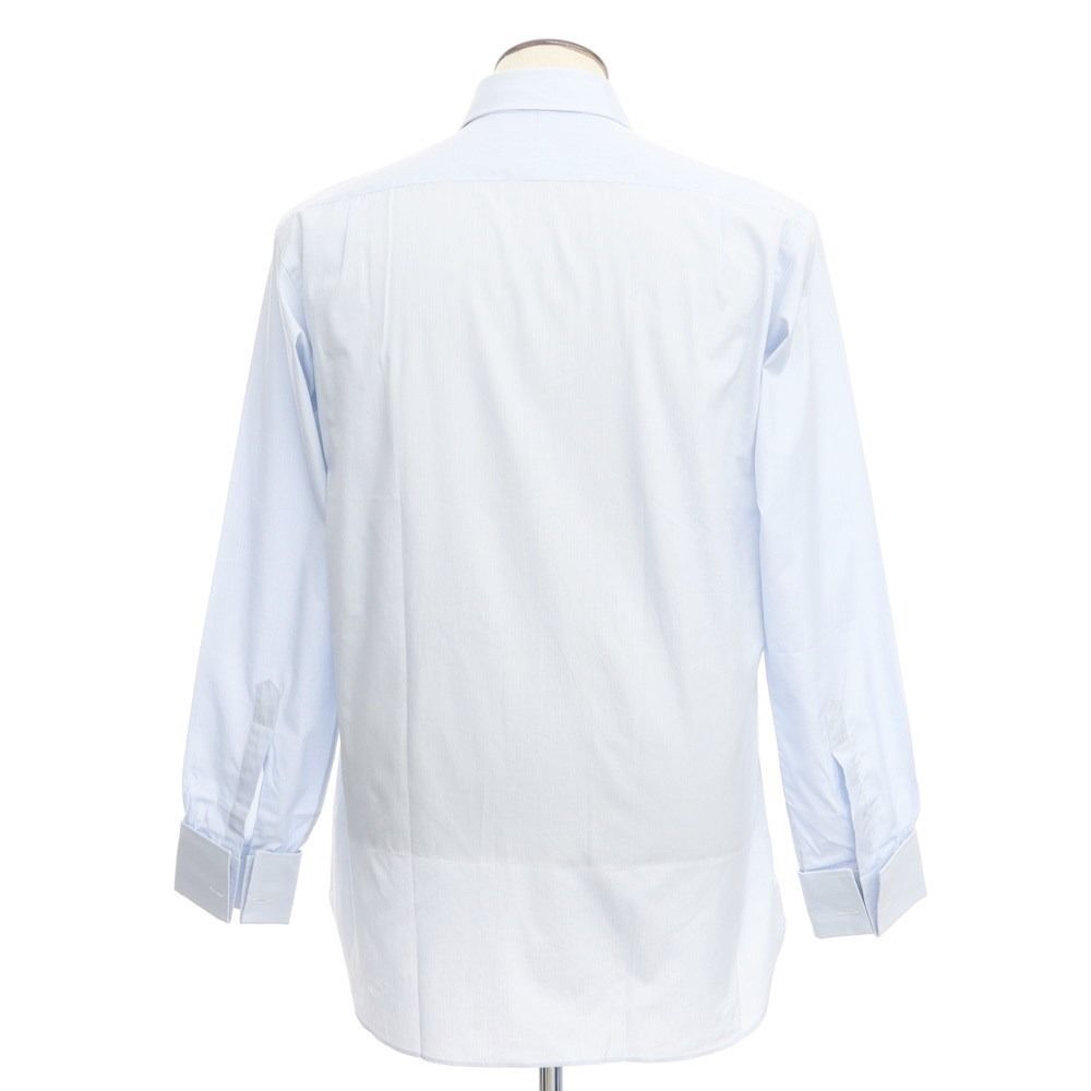 White Poplin Shirt With Regent Collar and 2-Button Cocktail