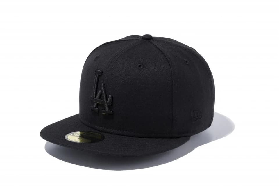 NEW ERA ニューエラ 13562255 59FIFTY ロサンゼルス・ドジャース ブラック × ブラック ブラック 7　3／8(58.7cm)