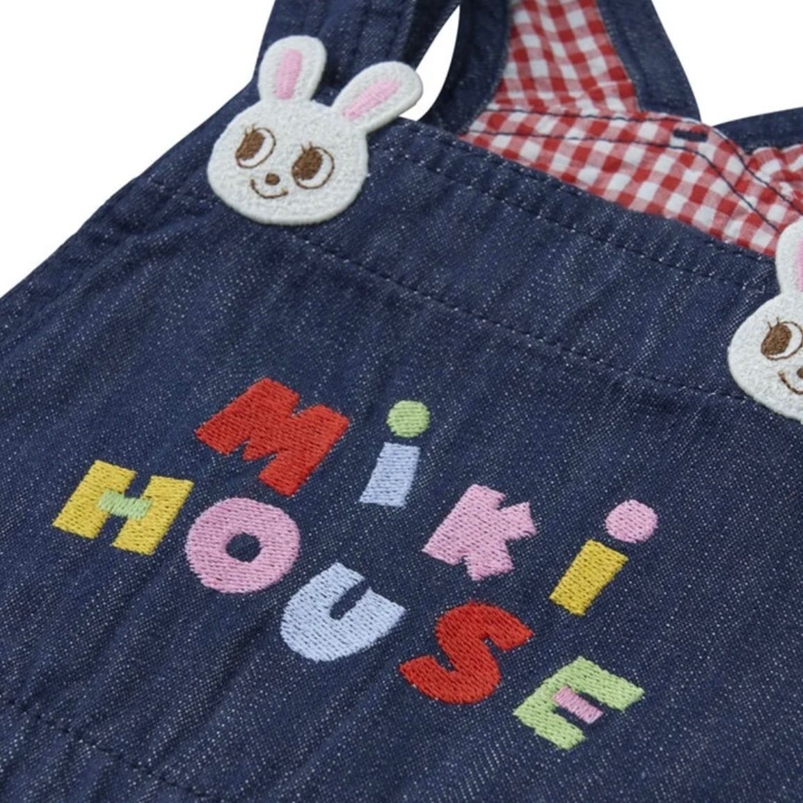 MIKIHOUSE  7分丈オーバーオール　ミキハウス