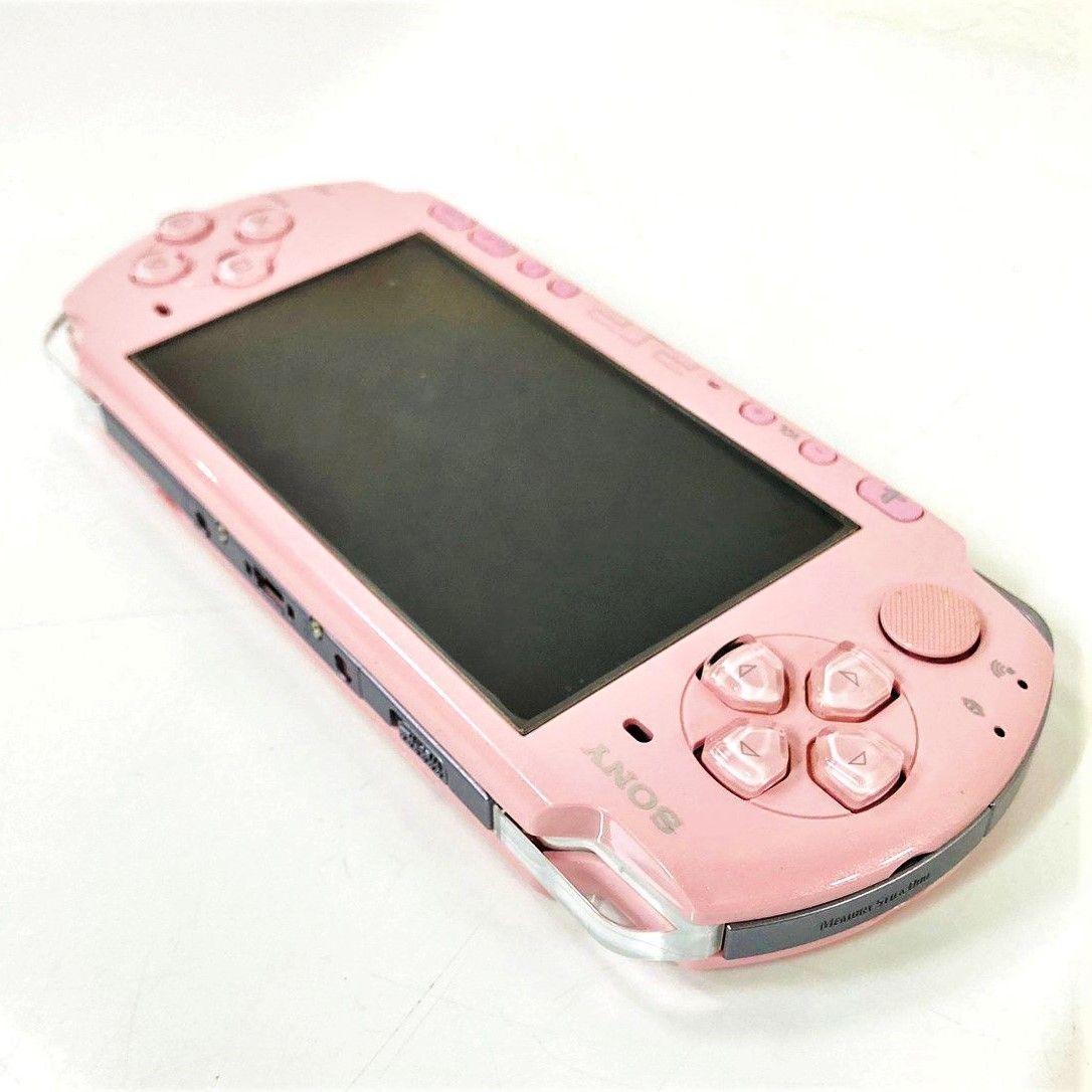 完品 美品』SONY PSP 3000 ピンク 本体 新品バッテリー付属 ソニー