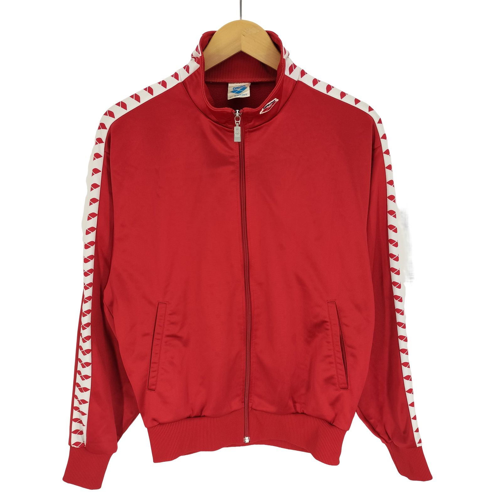 美品★XO　アリーナ　サイドラインロゴ　トラックジャケット　パンツ　セットアップ アリーナ arena 90S ロゴパッチ サイドライン ハイネック