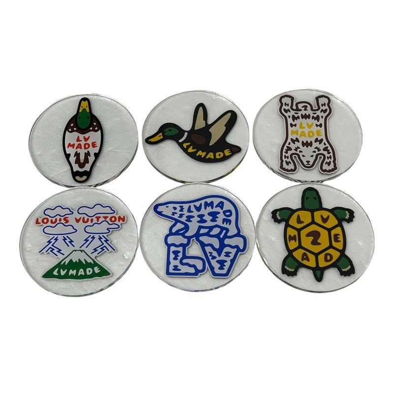 LOUIS VUITTON ルイヴィトン NIGO コースター ヴァージル アブロー MD 0230 コースターセット