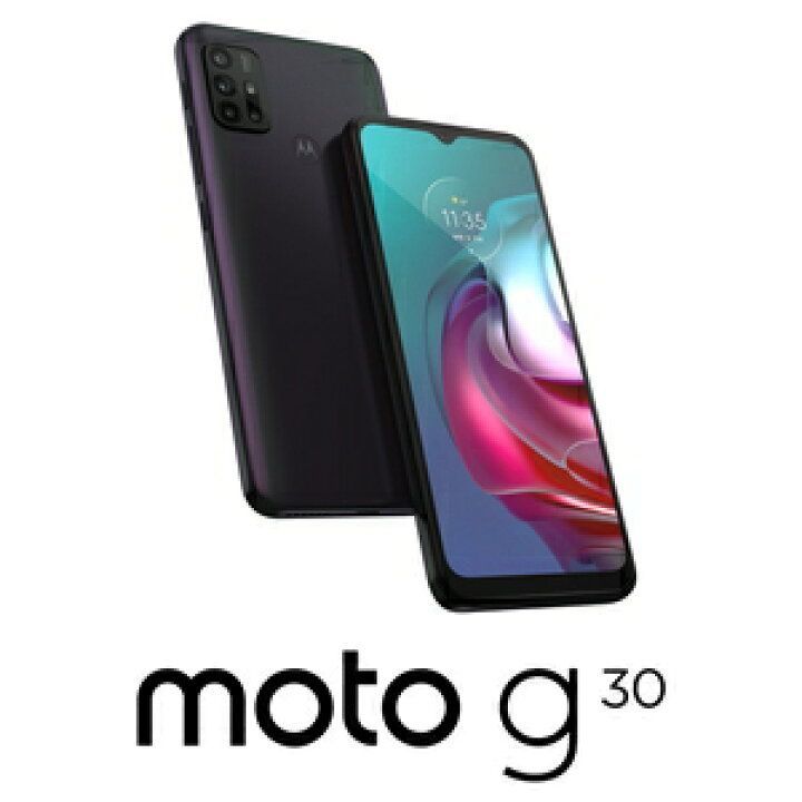 モトローラ motog30ダークパール 今お使いのSIMを挿して機種変完了！ - メルカリ