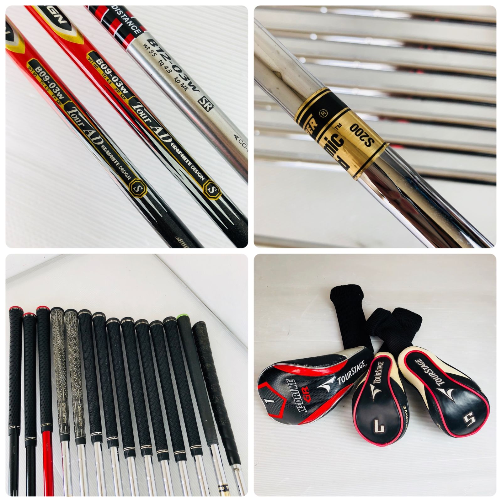 豪華 14本 BRIDGESTONE ブリヂストン TOURSTAGE ツアーステージ メンズ