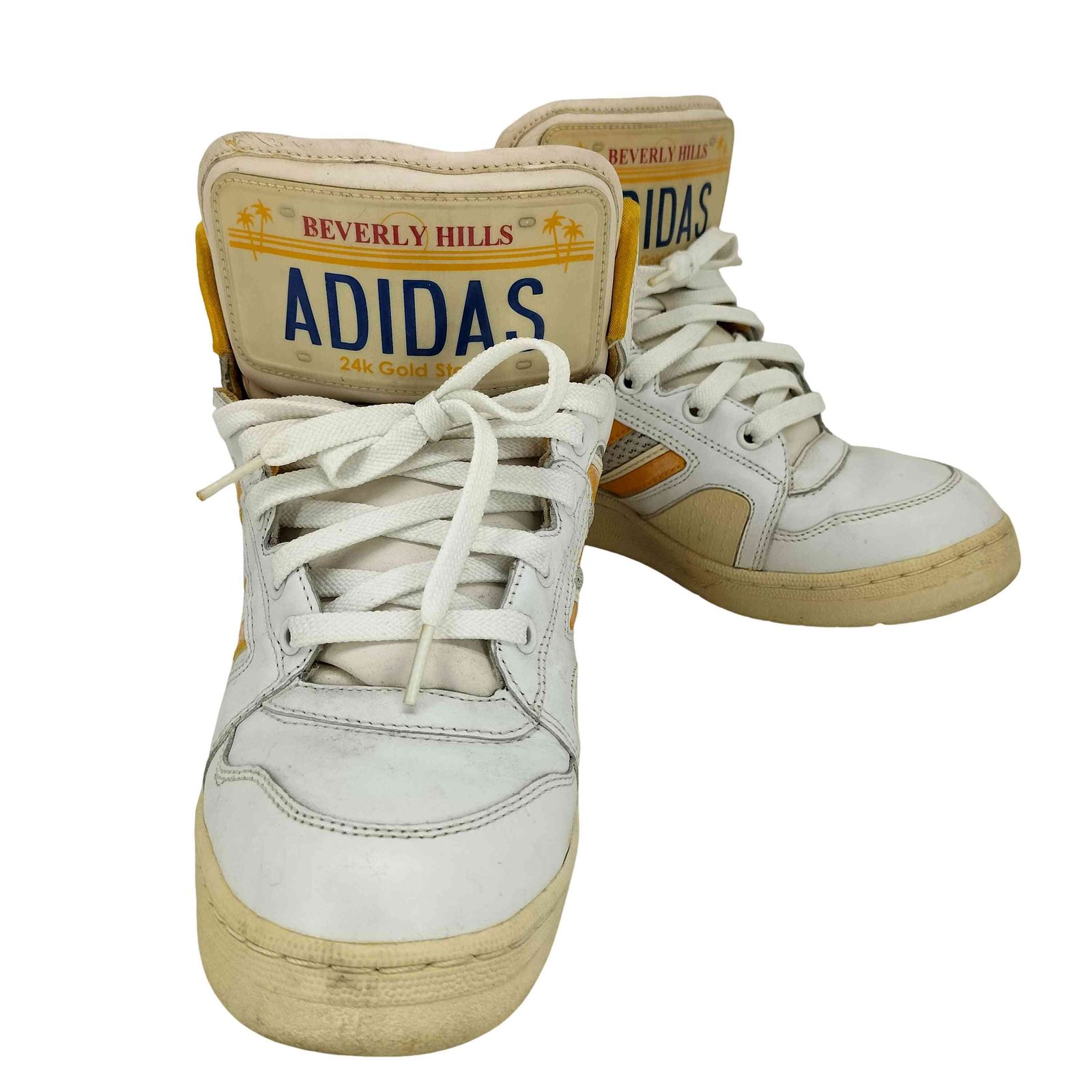  アディダス　ハイカット　スニーカ　　ビッグタン　ビッグロゴ アディダスオリジナルス adidas Originals ×Jeremy Scott JS License