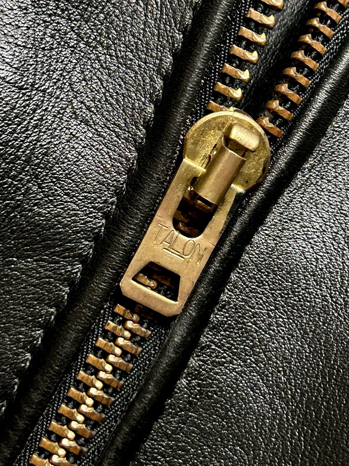 オールドモデルTALONジッパーvanson希少旧Type Bライダース36美品