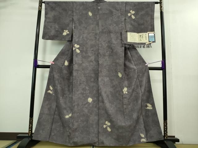 平和屋着物○本場琉球絣 紬 大城清栄作 証紙付き 正絹 逸品 DAAX1415op