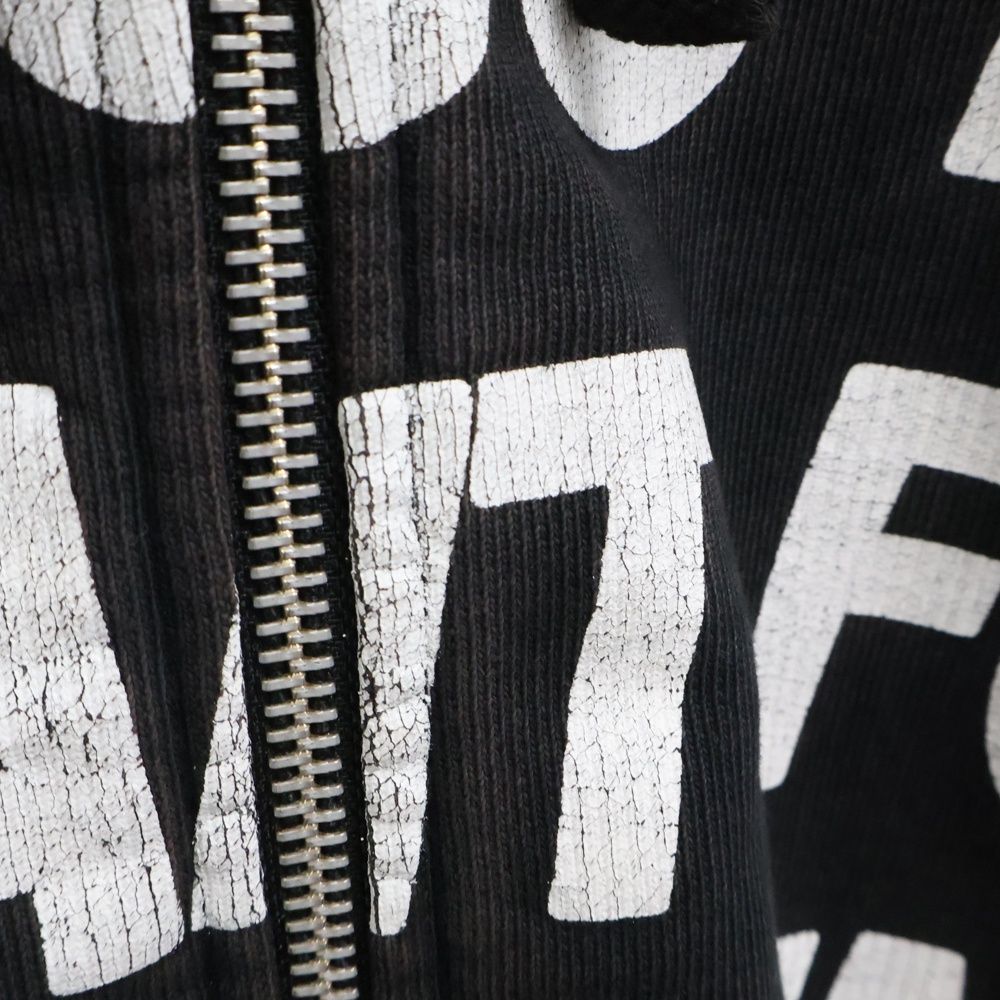 VAQUERA (ヴァケラ) 24SS GIANT ZIP UP HOODIE フロントプリント 