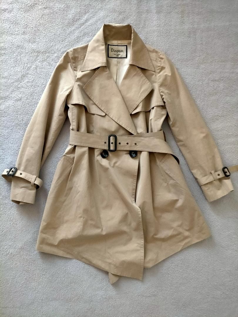 Diagram ダイアグラム トレンチコート グレースコンチネンタル36