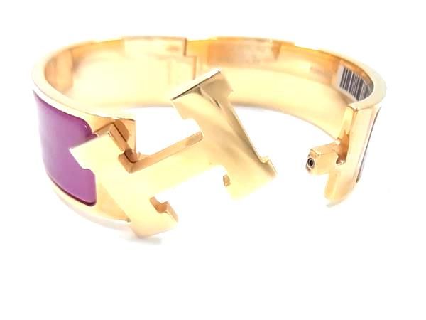 HERMES エルメス クリッククラック PM バングル ピンク ゴールド エルメス クリック クラック PM バングル Precious Paradise