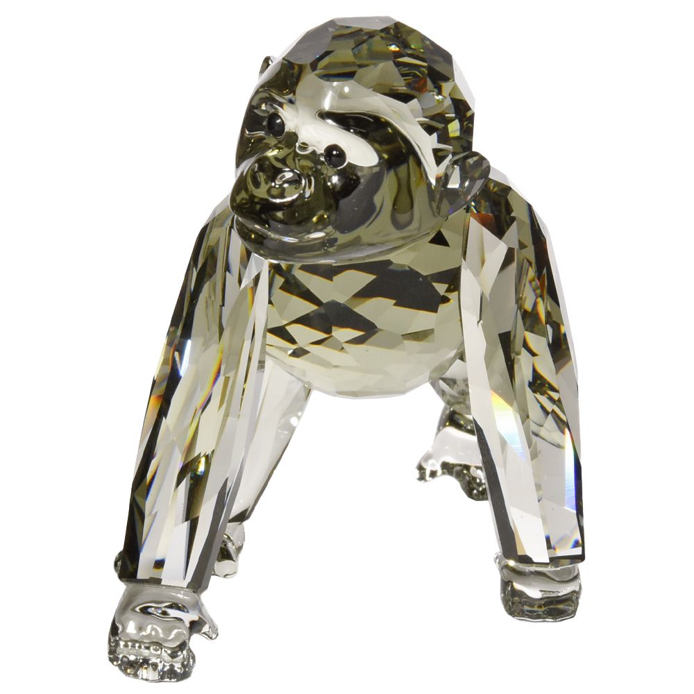 SWAROVSKI - スワロフスキー SWAROVSKI SCS会員限定 ゴリラの赤ちゃん オブジェ 置物 955440 クリア【中古】 スワロフスキー SWAROVSKI SCS会員限定 ゴリラの赤ちゃん