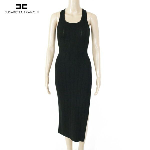 新品 エリザベッタフランキ ニットワンピース 40 EOP1689 S Mサイズ 新品 エリザベッタフランキ ニットワンピース 40 EOP1689 S Mサイズ