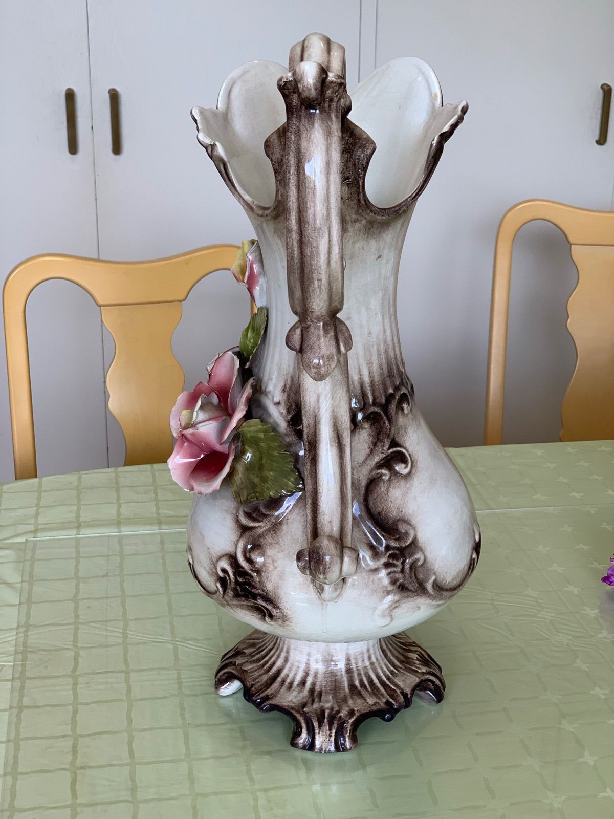 イタリア製 陶器 お花飾り フラワーベース - メルカリ