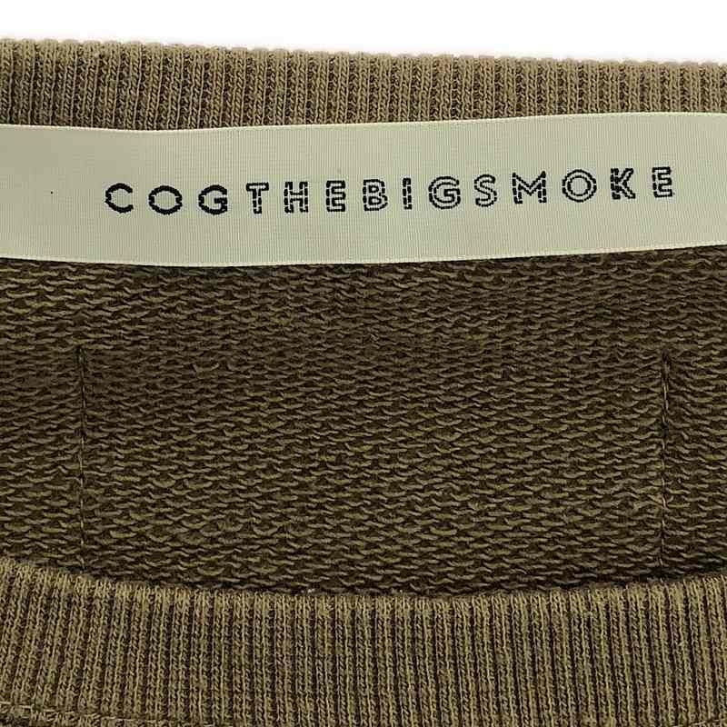 COGTHEBIGSMOKE / コグザビッグスモーク | MASSIVE SWEAT マッシブ スウェット | ブラウン | レディース COGTHEBIGSMOKE / コグザビッグスモーク | MASSIVE SWEAT マッシブ