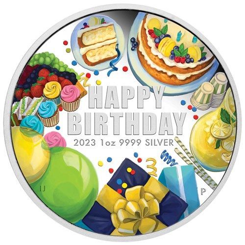 激安挑戦！！ 保証書・カプセル付き] オーストラリア「誕生日の (新品) 2023年 銀