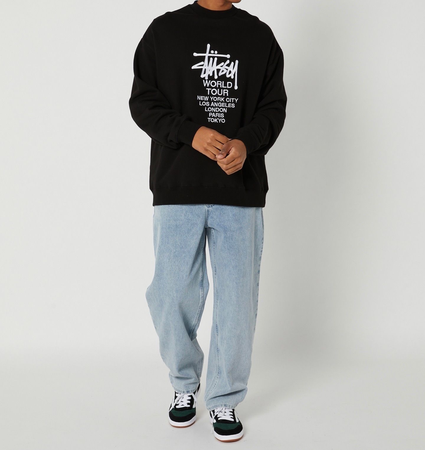 Stussy World Tour Crew スウェットトップス - メルカリ