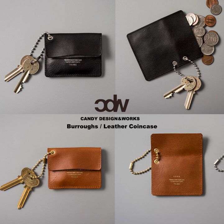 CDW/CANDY DESIGN & WORKS BURROUGHS COIN CASE COW-HIDE