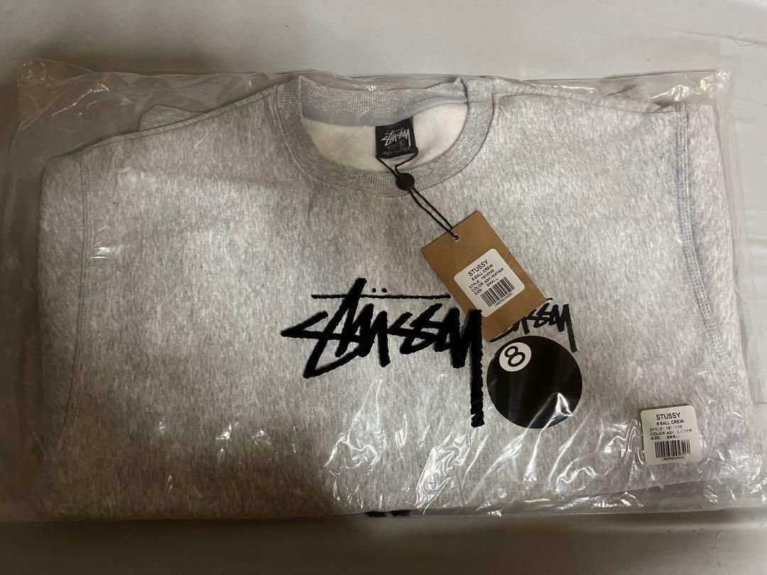 新品】stussy スウェット サイズXL 8ボール グレー - メルカリ