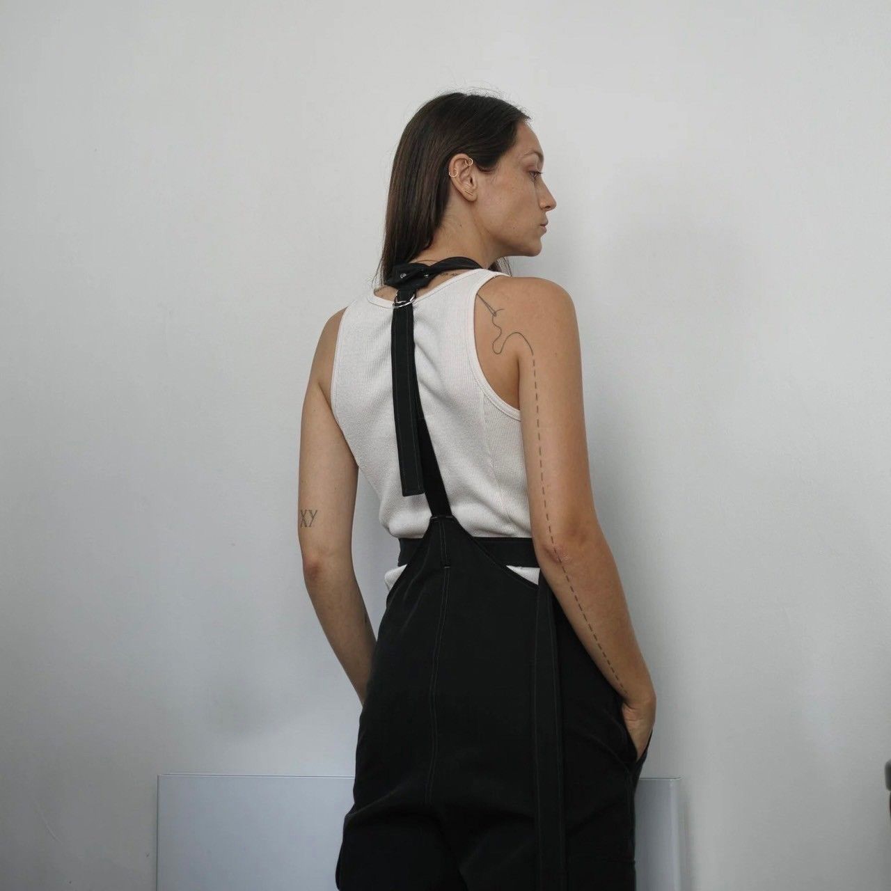 PHOTOCOPIEU フォトコピュー ブラックサロペット オールインワン 38