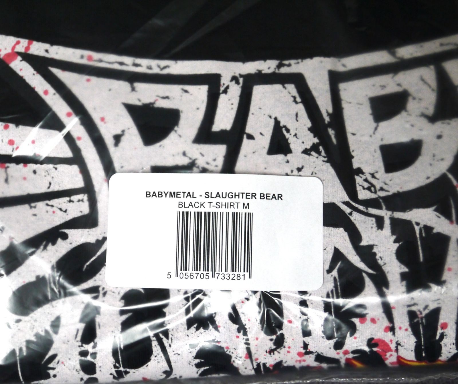 BABYMETAL Tシャツ Mサイズ BABY SLAUGHTER BEAR TEE 海外Ver