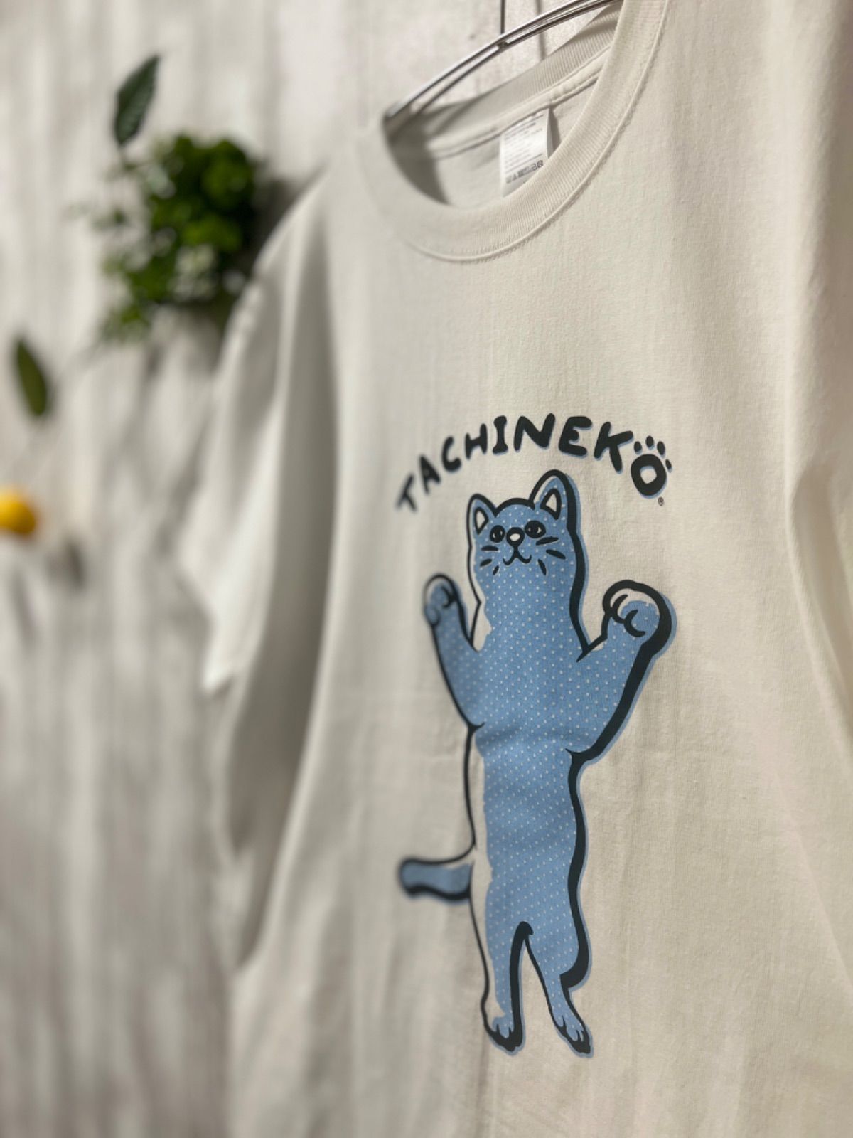 TACHINEKO 立ち猫Tshirt　Tシャツ-0