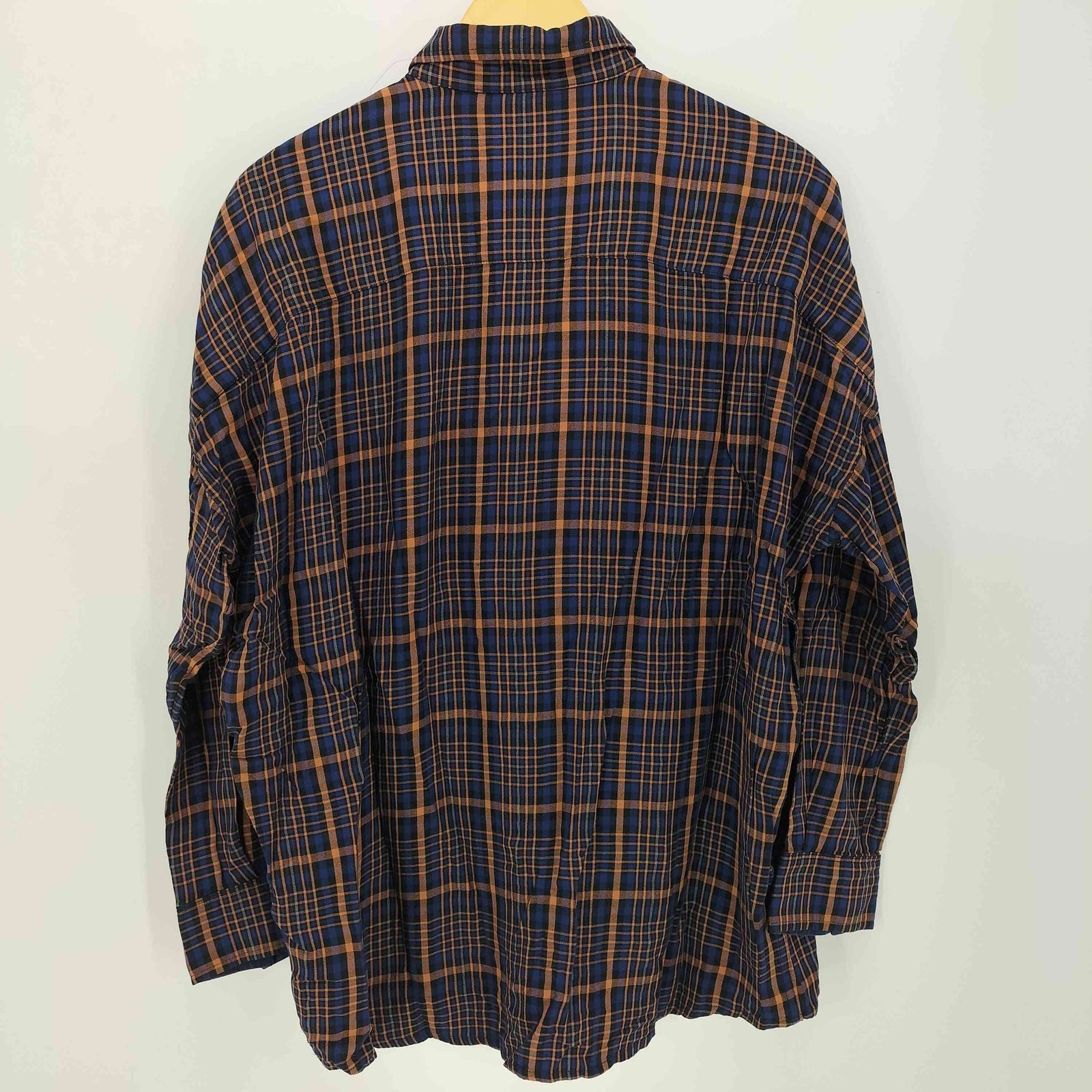 シャリーフ SHAREEF 16SS RAYON CHECK BIG SHIRTS メンズ JPN：2