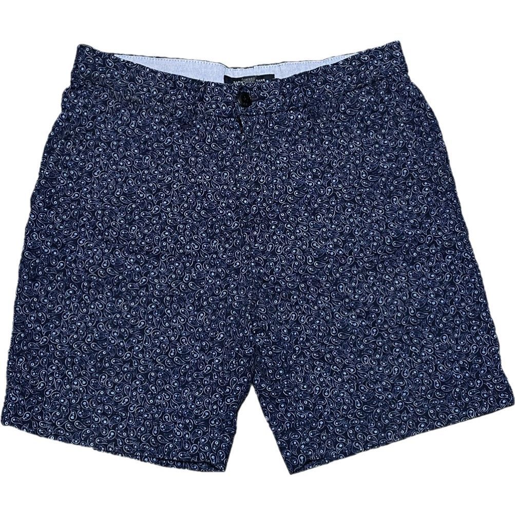 TOMMY HILFIGER ペイズリー柄ハーフパンツ ネイビー W29サイズ