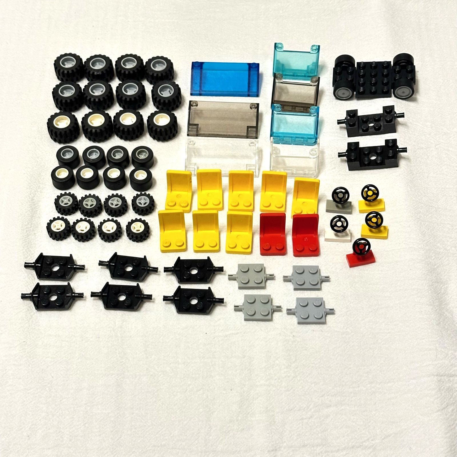 LEGO レゴ 乗り物系 中古 パーツ ホイールホルダー タイヤ ハンドル 