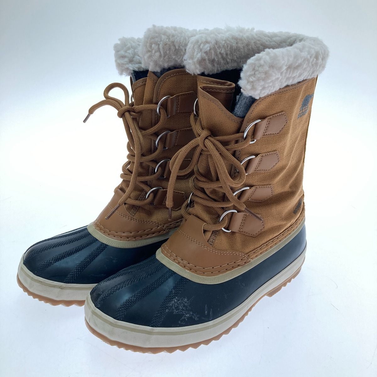 □□SOREL ソレル スノーブーツ パックナイロン  26cm NM3487-224 ブラウン