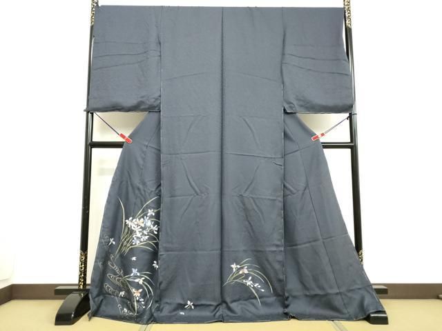 平和屋着物○訪問着 流水草花文 金彩 仮絵羽 正絹 逸品 未使用  