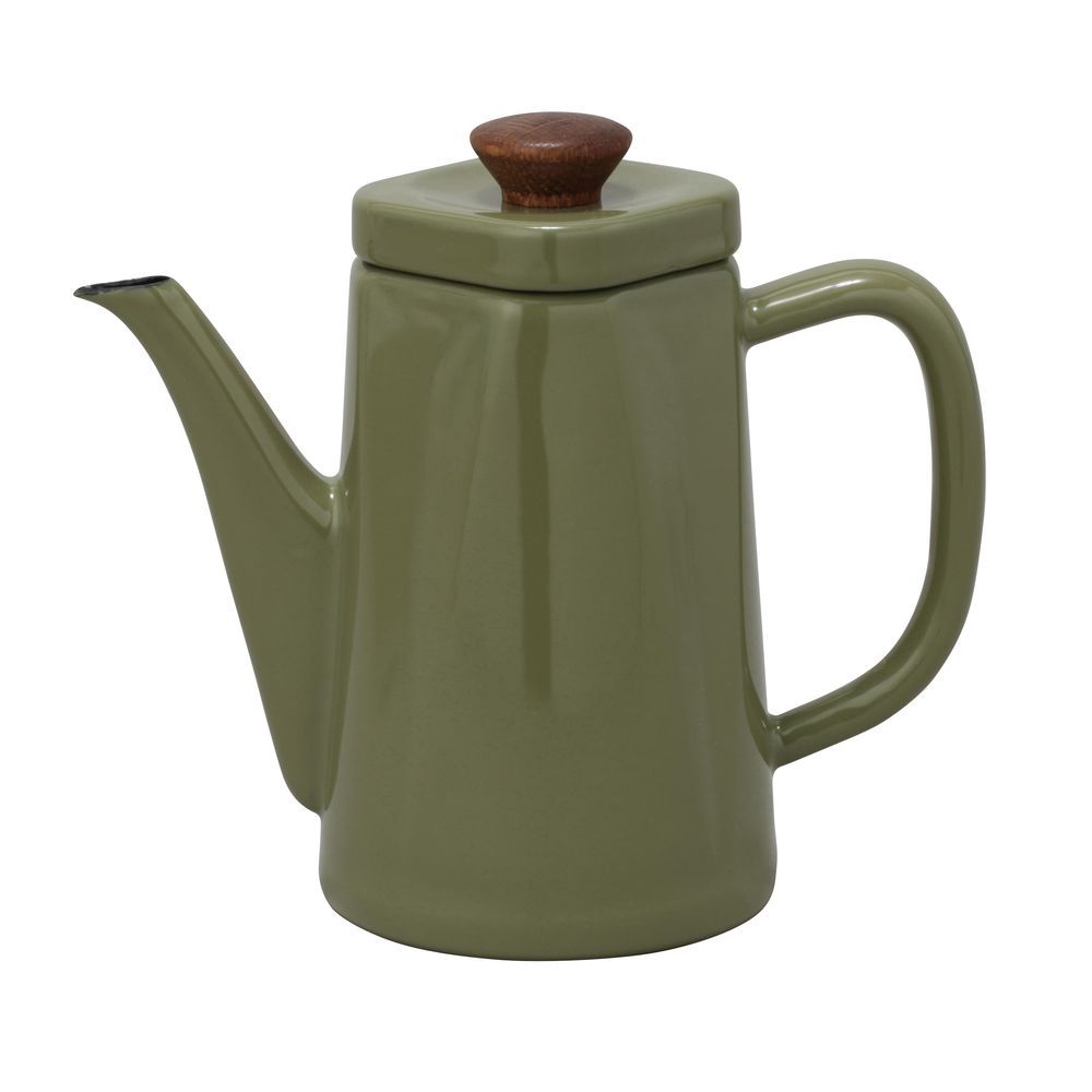 まとめ買い 野田琺瑯 ANB-1.2POL アンビ コーヒーポット ドリップポット 1.2L オリーブ ×3