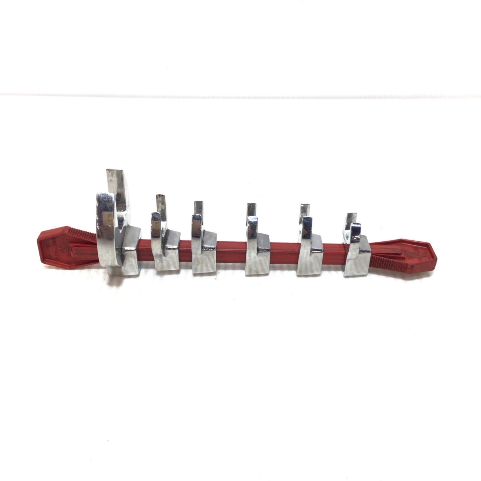 ΘΘSnap-on スナップオン クローフットレンチセット 程度C ソケットホルダー付 FCOM24A|17A|14A|13A|12A|10A