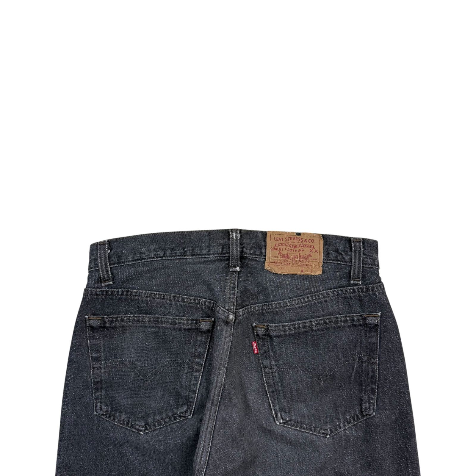 90 s アメリカ製 Levi’s リーバイス 501 ヤーンダイブラックデニムパンツ W 32 L 36 先染め 黒 ジーンズ ジーパン ヴィンテージ ビンテージ