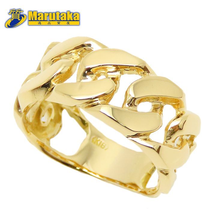 K18 喜平 モチーフ リング 18号 7.2g イエローゴールド 18金 質屋 丸高 尼崎市 K18 Yellow G Kihei motif Ring Marutaka jewelry 兵庫県 買取 プレゼント
