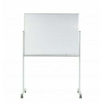 馬印 MAJI マジ シリーズ片面脚付ホーローホワイトボード 無地 W1272×D610×H1805mm MH34TN