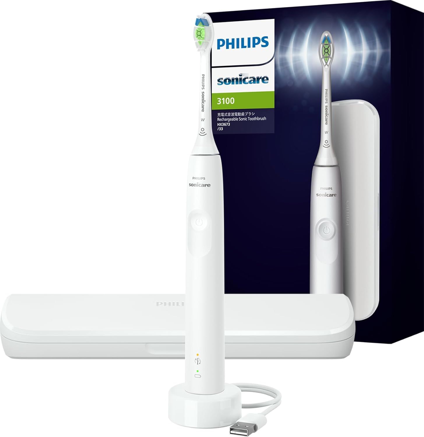 フィリップス電動歯ブラシ Philips 電動歯ブラシ 音波歯ブラシ 替えブラシ付き