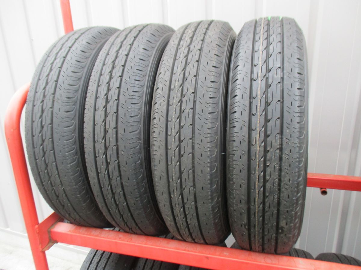 165|80R14 9188001|90S LT ブリヂストン ECOPIA R680 20 4本 T54920411 インボイス領収書発行