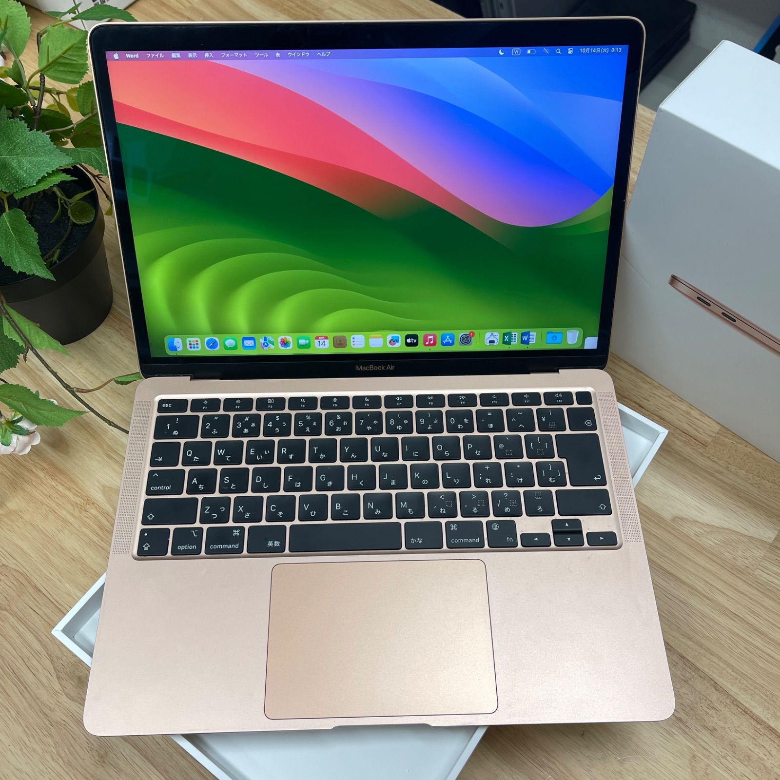 MacBook Air 13インチ M1チップ ゴールド 2020年