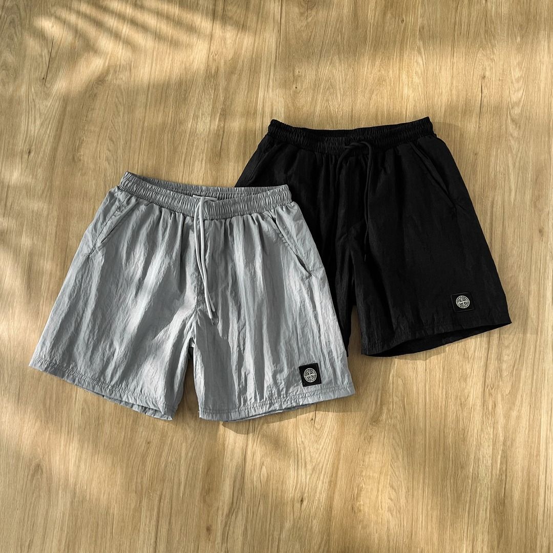 Stone Island ファッション メタリック ナイロンロゴカジュアル Stone Island ファッション メタリック ナイロンロゴカジュアル