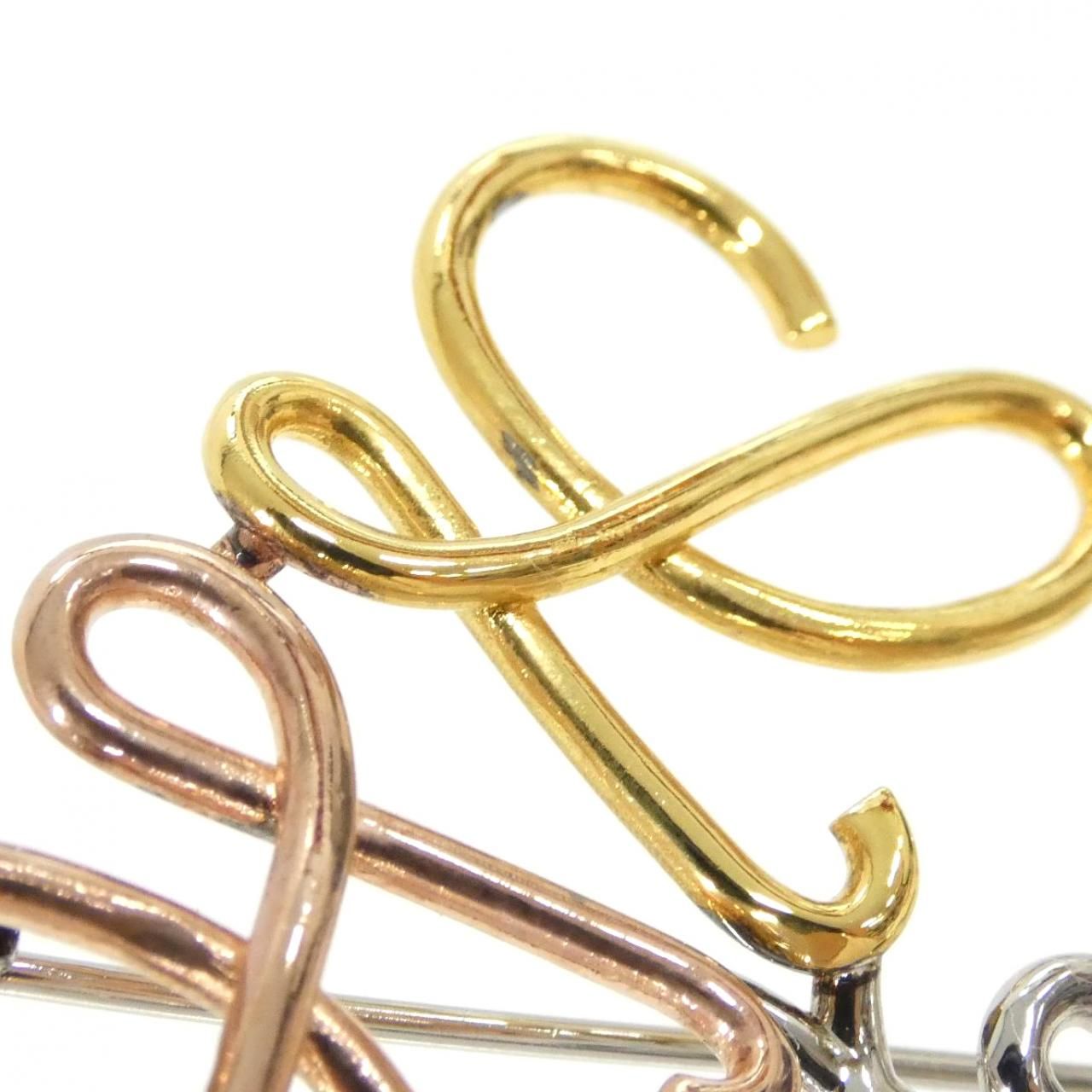 LOEWE ブローチ GOLD ロエベ J000245X10 ブローチ LOEWE [新品/正規