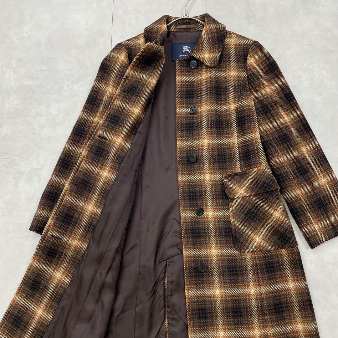 BURBERRY LONDON バーバリーロンドン ロングコート ツイード チェック