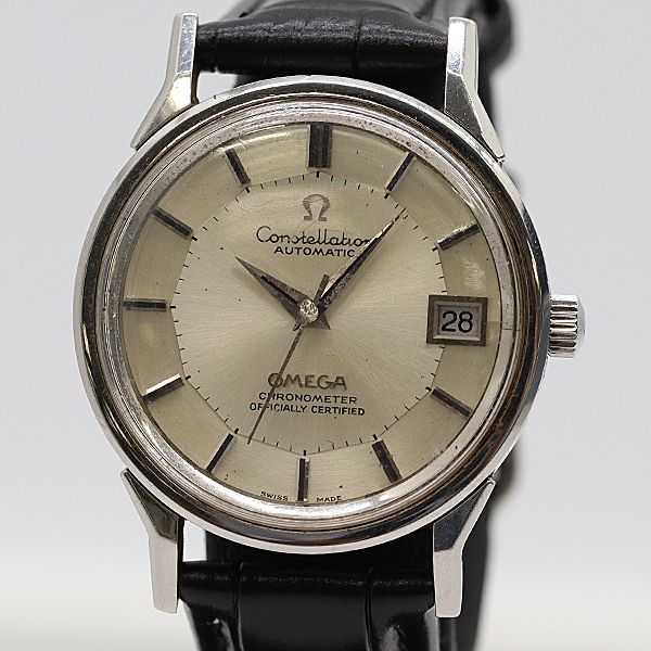 1円★稼働【OMEGA/オメガ】コンステレーション　シルバー文字盤　ローマンベゼル　純正ベルト QZ　3コマ有　レディース腕時計　013*053 1円 稼働 オメガ コンステレーション AT⁄自動巻 シルバー文字盤