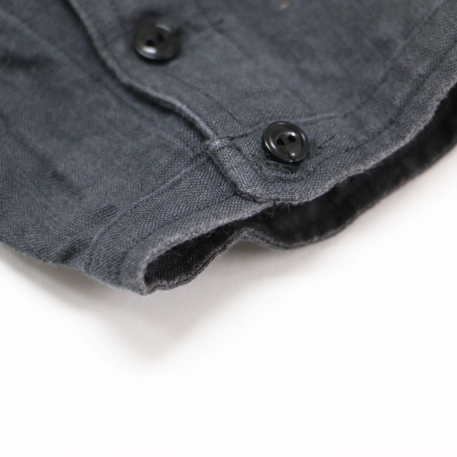 archi - ARCHI アーキ ワンピース グレー サイズ:M / リネン ガウン シャツ / WASHER LINEN STACK GOWN ロング丈 長袖 バンドカラー / 日本製 / トップス ドレス 【レディース】【中古】 ARCHI アーキ ワンピース グレー サイズ:M / リネン ガウン