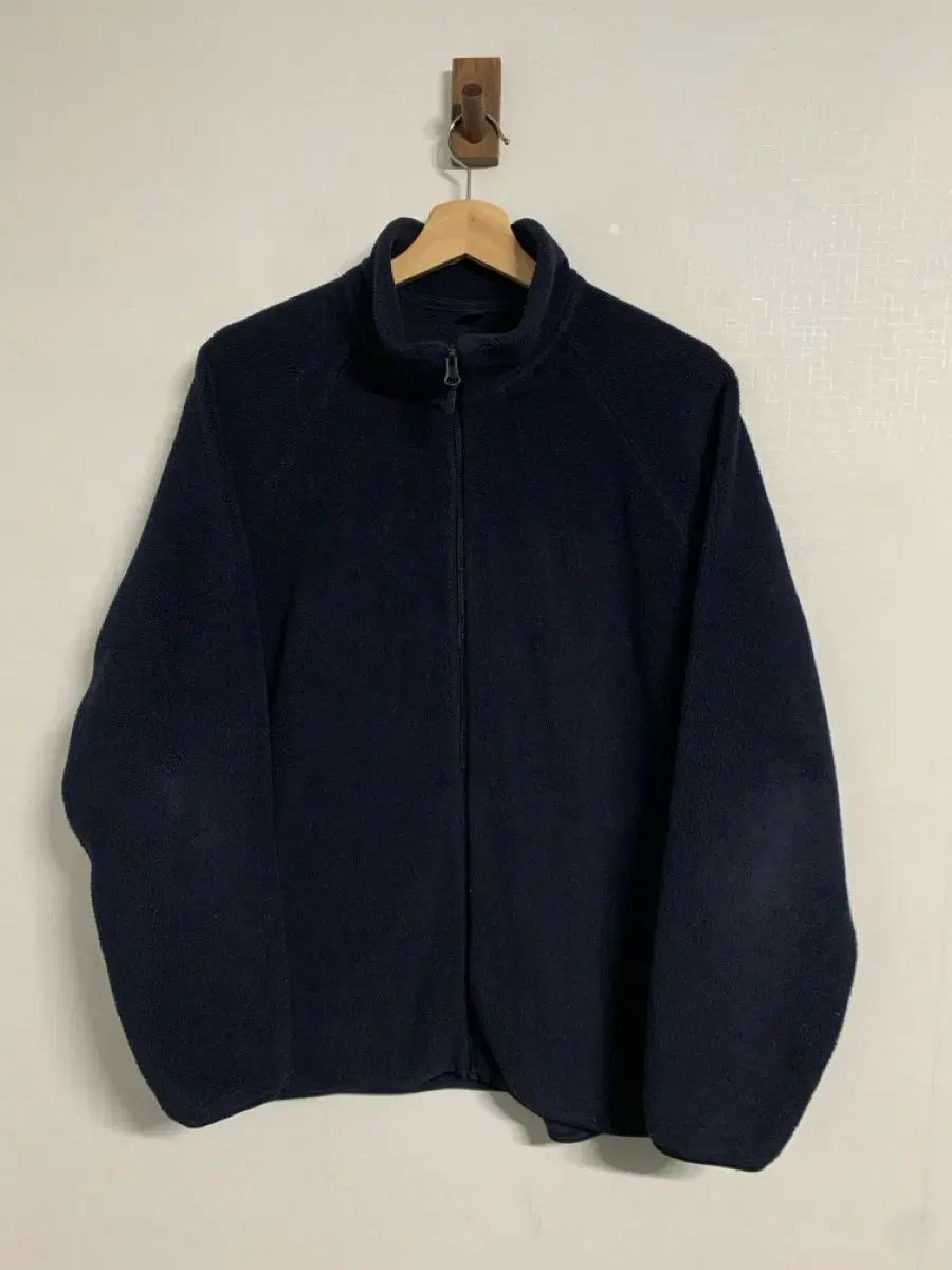 XL UNIQLO(ユニクロ) ネイビー 無地 フリース
