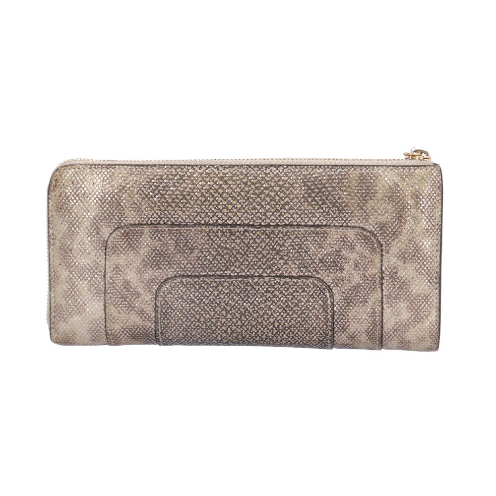 【激レア】BVLGARI　ブルガリ　セルペンティ　長財布　パイソン 極希少 レア BVLGARI ブルガリ 長財布 パイソン レザー セルペンティ