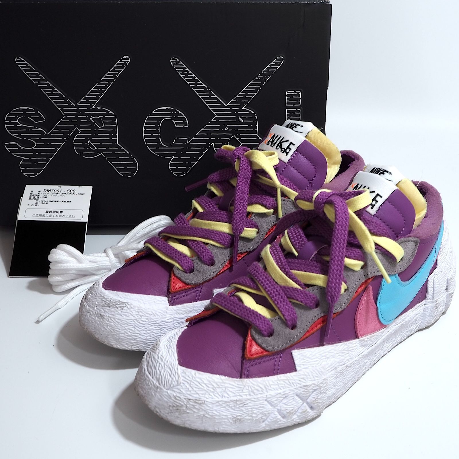 【美品】sacai × kaws コラボ マルチカラー キッズ サイズ2 NIKE x SACAI x KAWS」のトリプルコラボが実現！ 注目のポップな