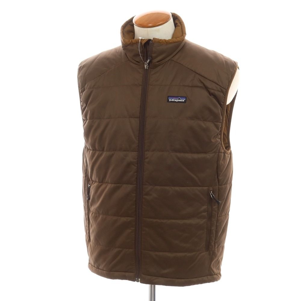 中古】パタゴニア patagonia ポリエステル 中綿ベスト ブラウン